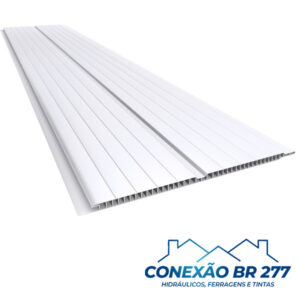 Forro PVC 8mm Frisado Branco | Sob media | Express