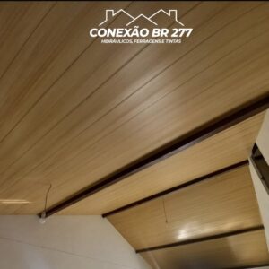 Forro PVC 7mm Frisado Cerejeira | Sob-medida | Express