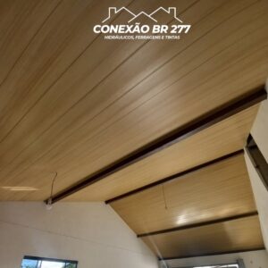 Forro PVC 7mm Liso Cerejeira | Sob medida | Express