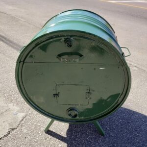 Churrasqueira Meio Tambor Pé Baixo Completa