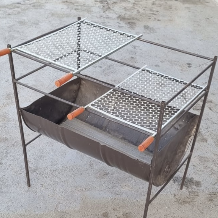 Churrasqueita Tambor Inteiro Aberto 80x40cm