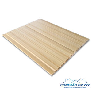 Forro PVC 7mm Frisado Cerejeira | Sob-medida | Express