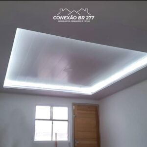 Forro PVC 7mm Liso Branco | Sob medida | Express