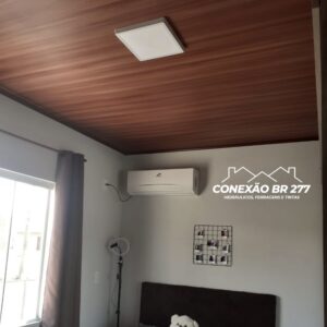 Forro PVC 7mm Liso Imbuia | Sob medida | Express