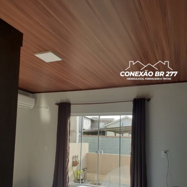 Forro PVC 7mm Liso Imbuia | Sob medida | Express - Imagem 4