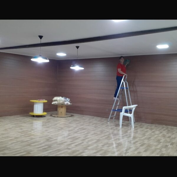 Forro PVC 7mm Liso Imbuia | Sob medida | Express - Imagem 7