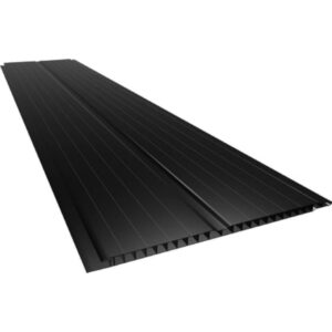 Forro PVC 7mm Frisado Preto | Sob-medida | Express