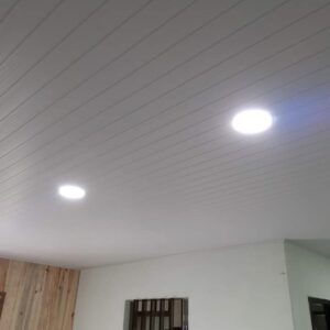 Forro PVC 7mm Liso Canaletado Branco | Sob Medida | Express