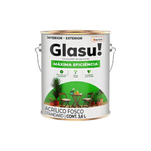 Tinta Acrílica Standard fosca Glasu! Máxima Eficiência (Suvinil)