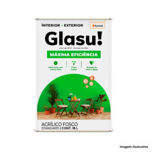Tinta Acrílica Standard fosca Glasu! Máxima Eficiência (Suvinil)