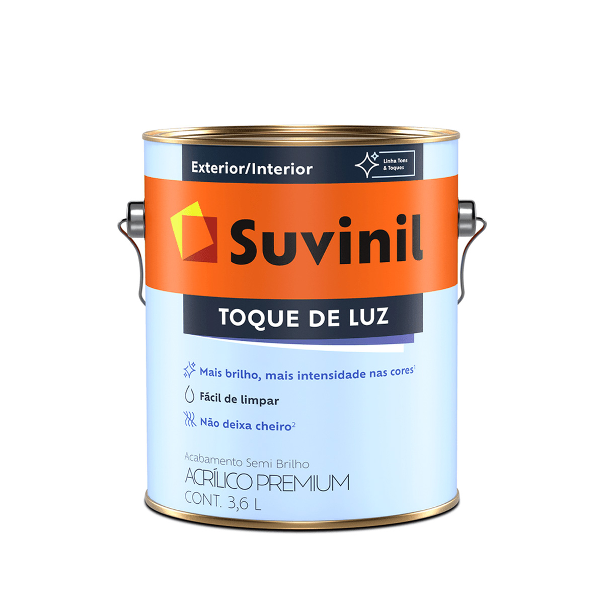 Tinta Acrílica Premium Toque de Luz Semi Brilho | Suvinil - Imagem 2